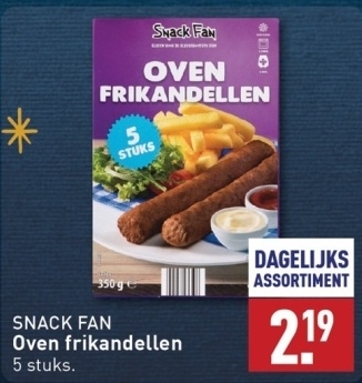 Aanbieding: Oven frikandellen