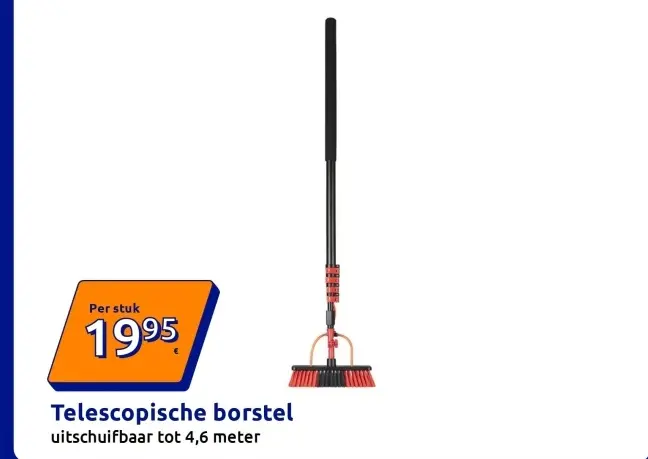 Promotie: Telescopische borstel