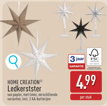 Aanbieding: Ledkerstster