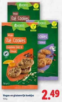 Aanbieding: Vegan en glutenvrije koekjes