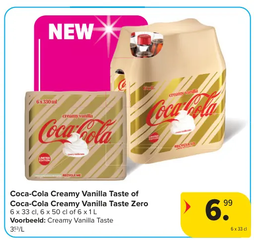 Promotie: Creamy Vanilla Taste of Creamy Vanilla Taste Zero