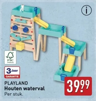 Aanbieding: PLAYLAND Houten waterval