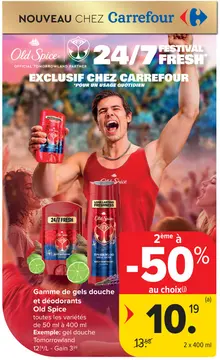 Offre: Gamme de gels douche et déodorants Old Spice