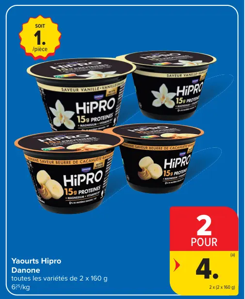 Offre: Yaourts Hipro