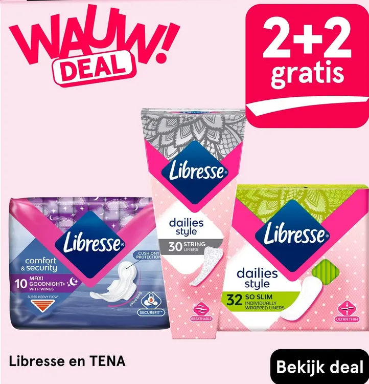 Aanbieding: Libresse en Tena