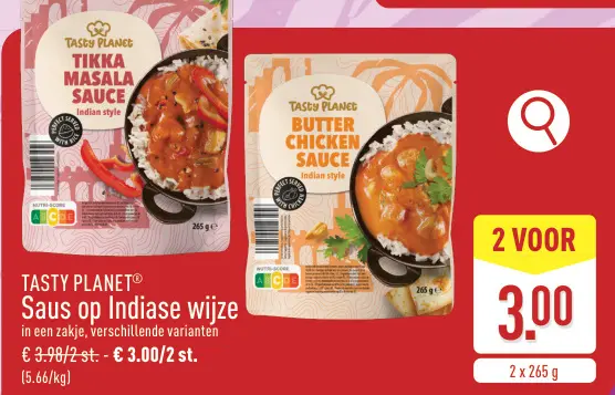 Promotie: Saus op Indiase wijze