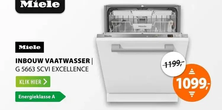 Aanbieding: Inbouw vaatwasser | g 5663 scvi excellence