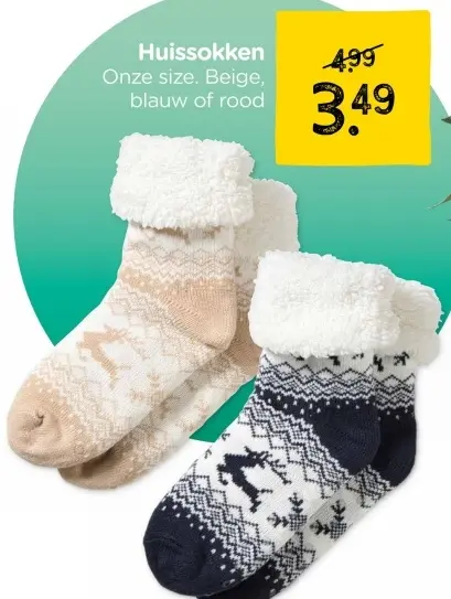 Aanbieding: Huissokken