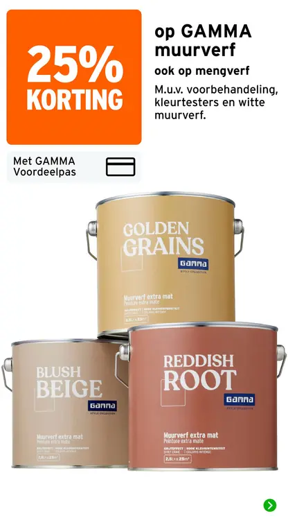 Aanbieding: Muurverf