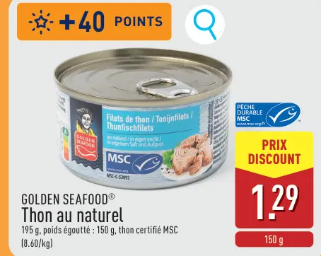 Offre: Thon au naturel