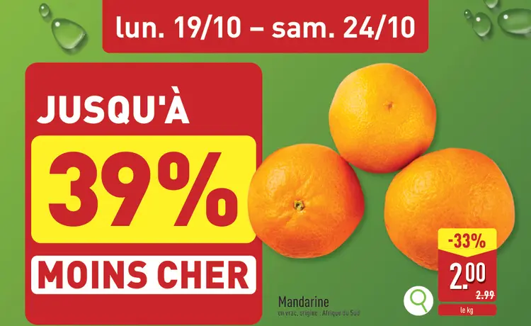 Offre: Mandarine