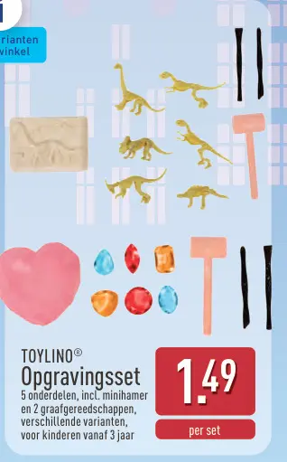Promotie: TOYLINO® Opgravingsset