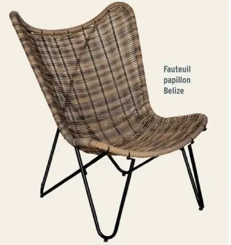 Offre: Fauteuil papillon Belize