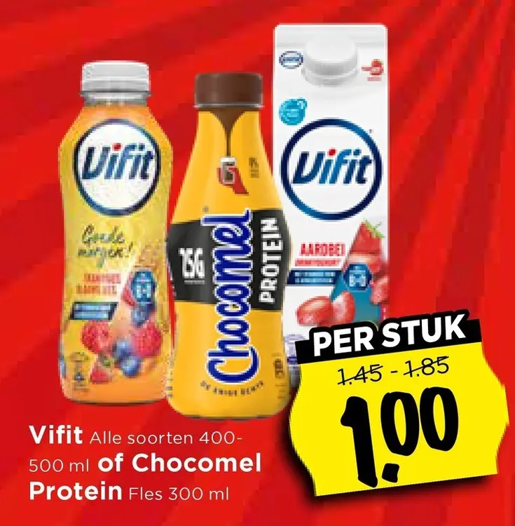 Aanbieding: Vifit of Chocomel Protein