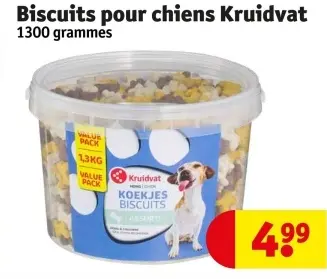 Offre: Biscuits pour chiens Kruidvat