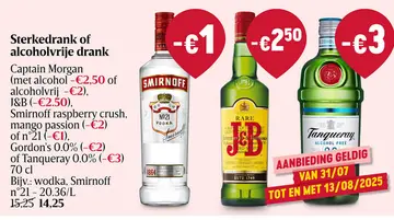 Aanbieding: Sterkedrank of alcoholvrije drank