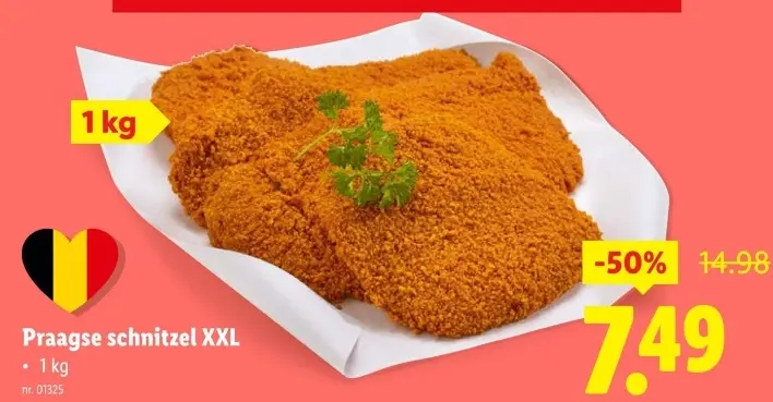 Promotie: Praagse schnitzel XXL