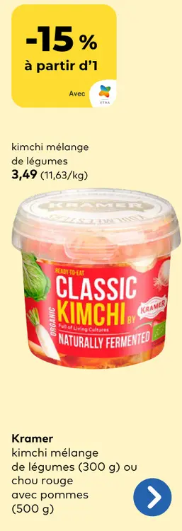Offre: Kimchi mélange de légumes