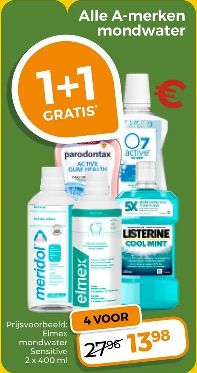 Aanbieding: Alle A-merken mondwater