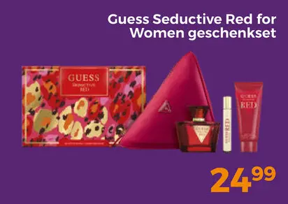 Aanbieding: Seductive Red for Women geschenkset