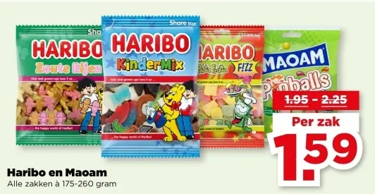 Aanbieding: Haribo en Maoam