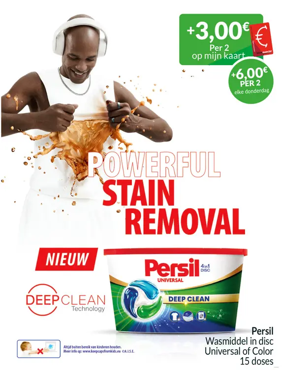 Promotie: Powerful stain removal