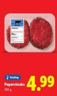 Aanbieding: Pepersteaks