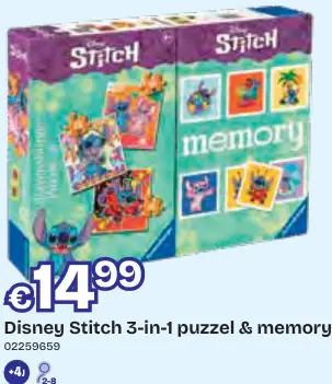 Aanbieding: 3-in-1 puzzel & memory