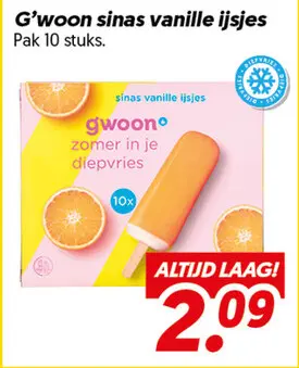 Aanbieding: Sinas vanille ijsjes