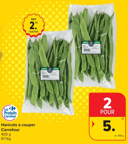Offre: Haricots à couper