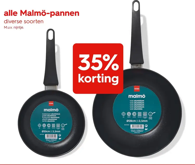 Aanbieding: Malmö-pannen