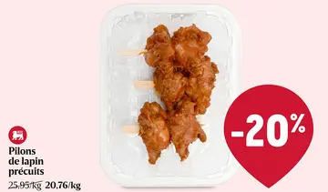 Offre: Pilons | Lapin | Précuit