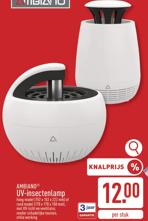 Promotie: UV-insectenlamp