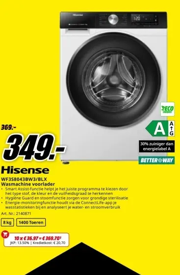 Aanbieding: Wasmachine voorlader