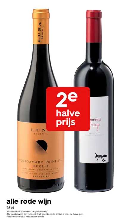 Promotie: Luna Argenta & Fourmi Rouge Rode wijn