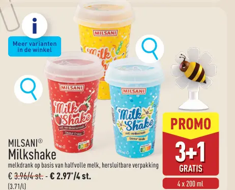 Promotie: Milkshake