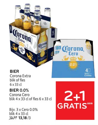 Promotie: Corona Extra / Corona Cero
