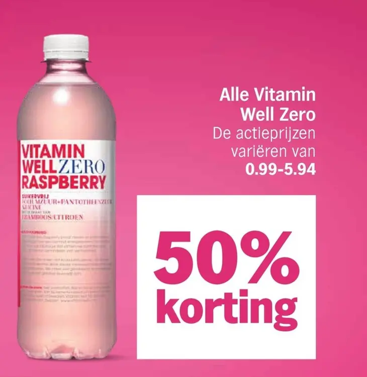 Aanbieding: Alle Vitamin Well Zero