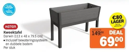 Aanbieding: Kweektafel Darwin