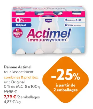 Offre: Danone Actimel
