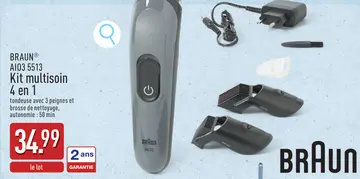 Offre: BRAUN Kit multisoin 4 en 1