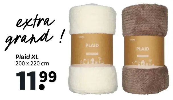Offre: Plaid XL