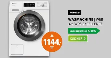 Aanbieding: Wasmachine web excellence
