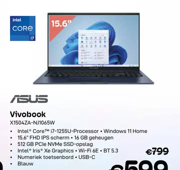 Aanbieding: Vivobook X1504ZA-NJ1065W