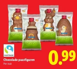 Aanbieding: Chocolade paasfiguren