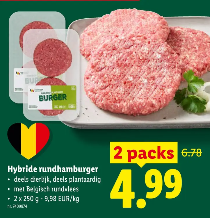 Promotie: Hybride rundhamburger