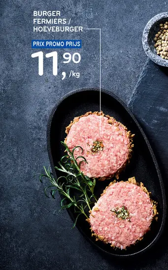 Offre: Burger fermiers / hoeveburger