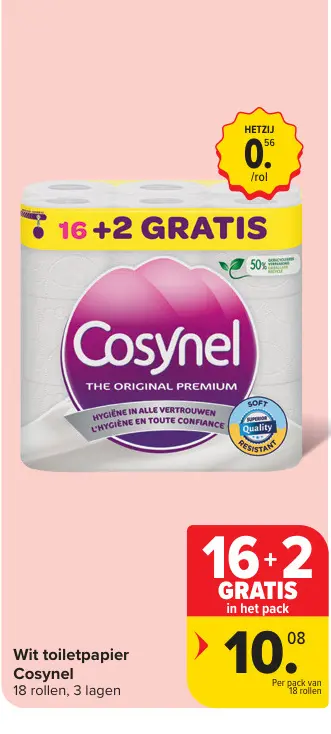 Aanbieding: Wit toiletpapier