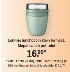 Aanbieding: Lunch pot mini