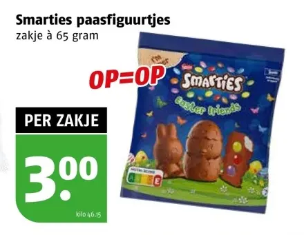 Aanbieding: Smarties paasfiguurtjes